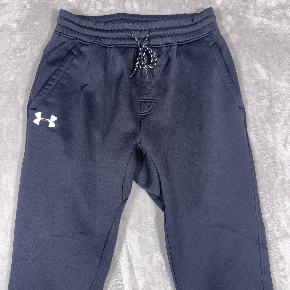 Under Armour Pants Men's Large Black‎ Joggers Athletic Run Gym Cold Gear Pants - Picture 2 of 10